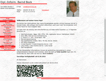 Tablet Screenshot of bernd-bock.de